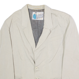 LINEA MILLE Mens Blazer Jacket Beige 90s XL