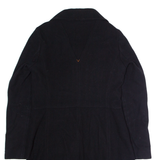 BOSS Okirana Womens Overcoat Coat Black Wool UK 8