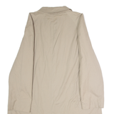 FACIS Mens Trench Coat Beige 90s L