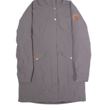 COLUMBIA Womens Parka Coat Grey Nylon Hooded M