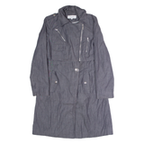 CALVIN KLEIN Womens Trench Coat Grey S