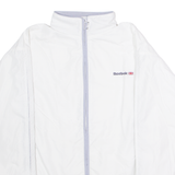 REEBOK Womens Windbreaker Jacket White UK 14