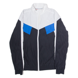 PUMA Mens Windbreaker Jacket Black Colourblock L