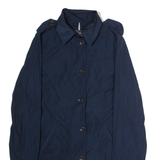 MARC O'POLO Womens Trench Coat Blue M
