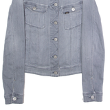 LEE Slim Rider Womens Denim Jacket Grey M