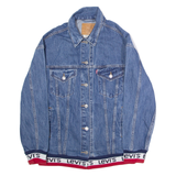 LEVI'S BIG E Womens Denim Jacket Blue XS