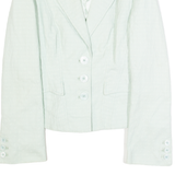 KAREN MILLEN Womens Blazer Jacket Blue S