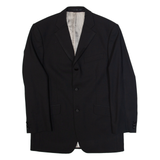 BALMAIN Mens Blazer Jacket Black Wool L