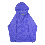 REGATTA Womens Rain Jacket Purple Hooded M