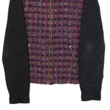JIGSAW Womens Jacket Pink Wool Crazy Pattern S