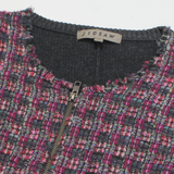 JIGSAW Womens Jacket Pink Wool Crazy Pattern S