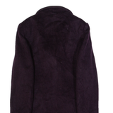 REISS Womens Overcoat Jacket Purple Wool M