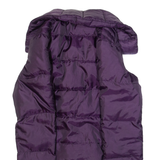 FAT FACE Womens Puffer Jacket Purple S