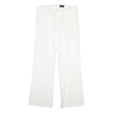 ENERGIE Womens Trousers White Regular Bootcut W30 L31