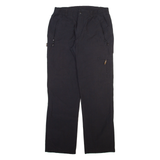 HS OUTERWEAR Mens Trousers Black Relaxed Straight W30 L30
