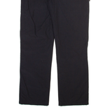 HS OUTERWEAR Mens Trousers Black Relaxed Straight W30 L30