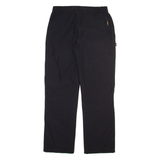 HS OUTERWEAR Mens Trousers Black Relaxed Straight W30 L30