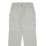 HS OUTERWEAR Detachable Legs Mens Trousers Grey Regular Straight W30 L31