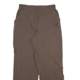 MAMMUT Detachable Legs Womens Trousers Brown Relaxed Tapered W28 L27