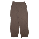 MAMMUT Detachable Legs Womens Trousers Brown Relaxed Tapered W28 L27