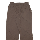 MAMMUT Detachable Legs Womens Trousers Brown Relaxed Tapered W28 L27