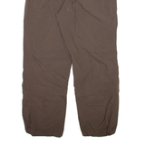 MAMMUT Detachable Legs Womens Trousers Brown Relaxed Tapered W28 L27