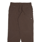 COLUMBIA Womens Trousers Black Relaxed Straight Nylon W30 L29