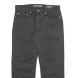 PIERRE CARDIN Mens Trousers Grey Regular Straight W32 L28
