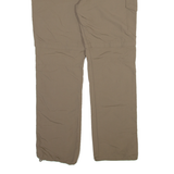 Detachable Legs Mens Trousers Brown Relaxed Straight W34 L32