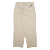 DOCKERS Mens Trousers Beige Relaxed Tapered W30 L29