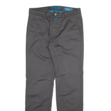 PIERRE CARDIN Mens Trousers Grey Slim Straight W33 L34