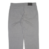 PIERRE CARDIN Mens Trousers Grey Regular Straight W36 L32