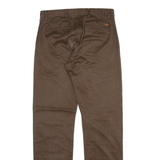 DOCKERS Mens Trousers Brown Slim Straight W31 L34