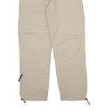 SCHOFFEL Detachable Legs Womens Trousers Beige Relaxed Straight W26 L30