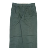 SCHILD Mens Trousers Green Regular Straight W30 L32