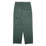 SCHILD Mens Trousers Green Regular Straight W30 L32