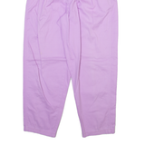 CHARLES VOGELE Womens Trousers Purple Relaxed Tapered W30 L27