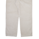 KINGFIELD Mens Corduroy Trousers Grey Regular Straight W38 L28