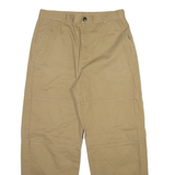 COLLUSION Mens Trousers Beige Relaxed Straight W32 L29