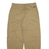 COLLUSION Mens Trousers Beige Relaxed Straight W32 L29