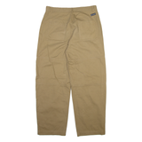 COLLUSION Mens Trousers Beige Relaxed Straight W32 L29