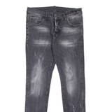 DSQUARED2 Distressed Mens Jeans Grey Slim Skinny Stone Wash W31 L30