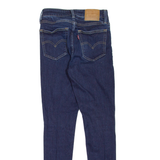 LEVI'S 721 High Rise BIG E Womens Jeans Blue Slim Skinny W25 L28