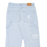 KARL KANI Carpenter Mens Jeans Blue Relaxed Tapered W32 L25