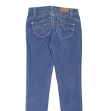 LEVI'S Low Rise Womens Jeans Blue Slim Skinny Stone Wash W26 L32