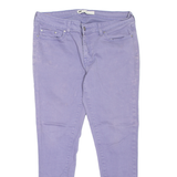 LEVI'S 535 Legging Womens Jeans Purple Slim Straight W32 L26