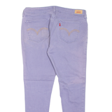LEVI'S 535 Legging Womens Jeans Purple Slim Straight W32 L26