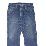 WRANGLER Mens Jeans Blue Regular Straight Stone Wash W36 L30