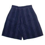 SKOOZI Womens Casual Shorts Black Striped XXS W24