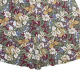 CAPACITY Womens Casual Shorts Green Relaxed Floral M W26